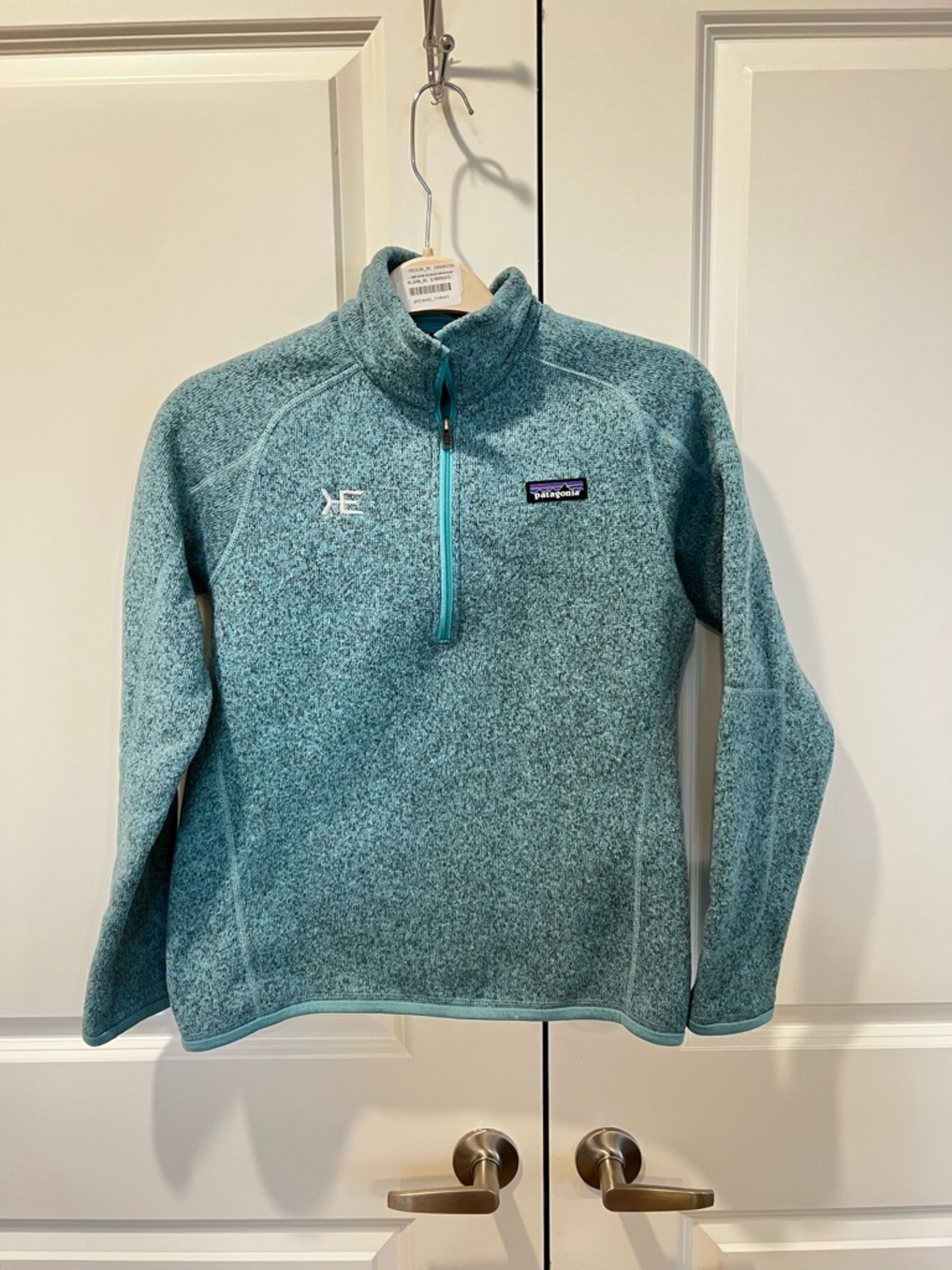 Patagonia Women's Half-Zip Fleece Pullover - Teal Blue